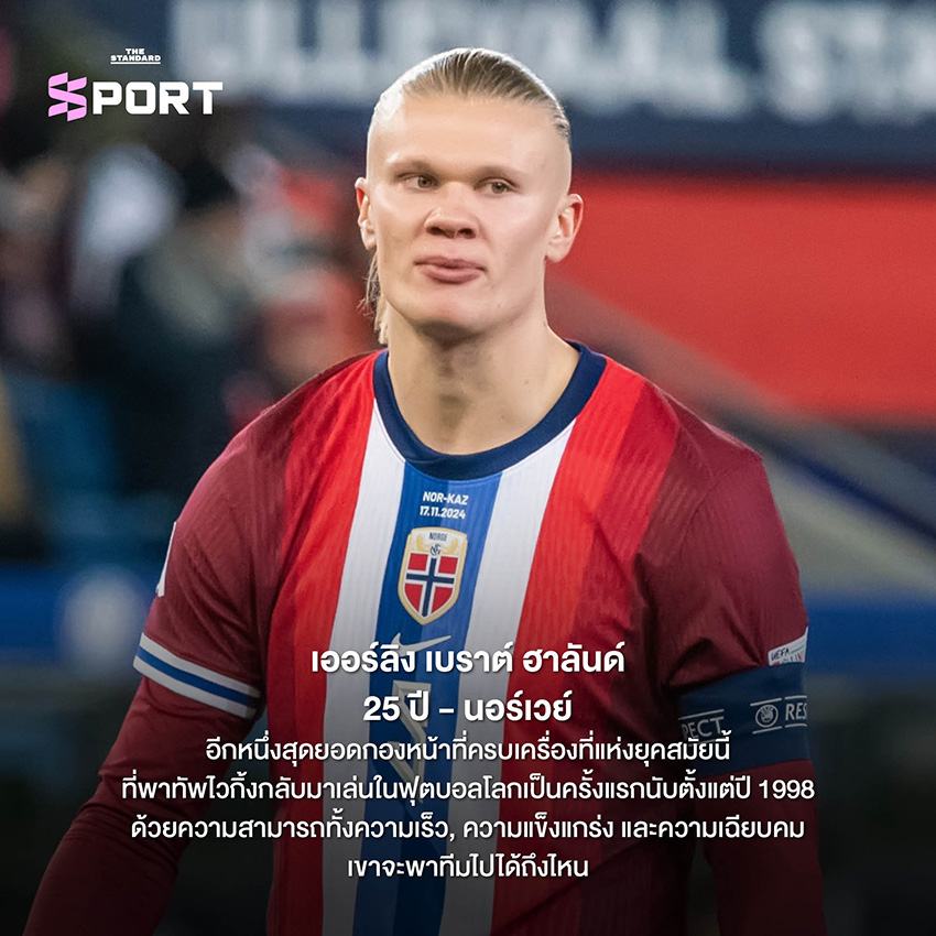 ภาพปกบทความ 10 นักเตะน่าจับตามองในฟุตบอลโลก 2026 5