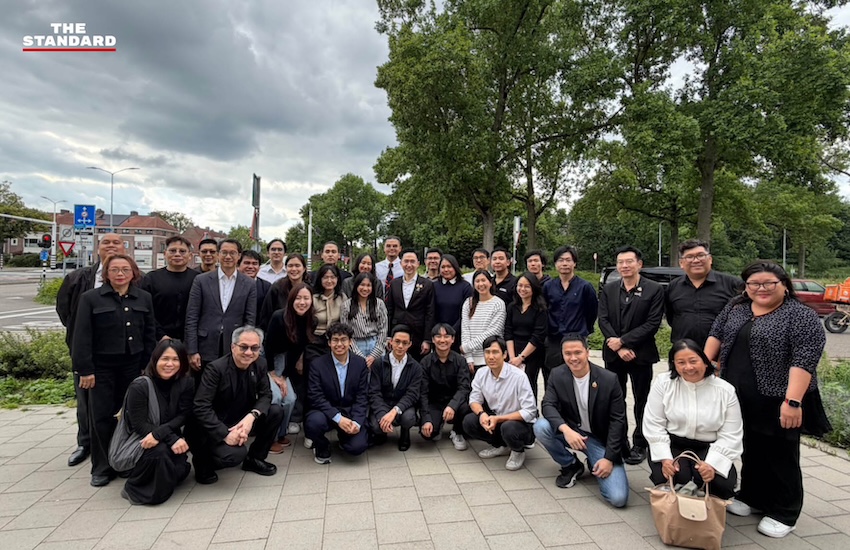 ศ.ดร.ยศชนัน วงศ์สวัสดิ์ รองนายกรัฐมนตรีและรัฐมนตรีว่าการกระทรวง อว. สนทนากับนักเรียนไทยในเนเธอร์แลนด์ 4