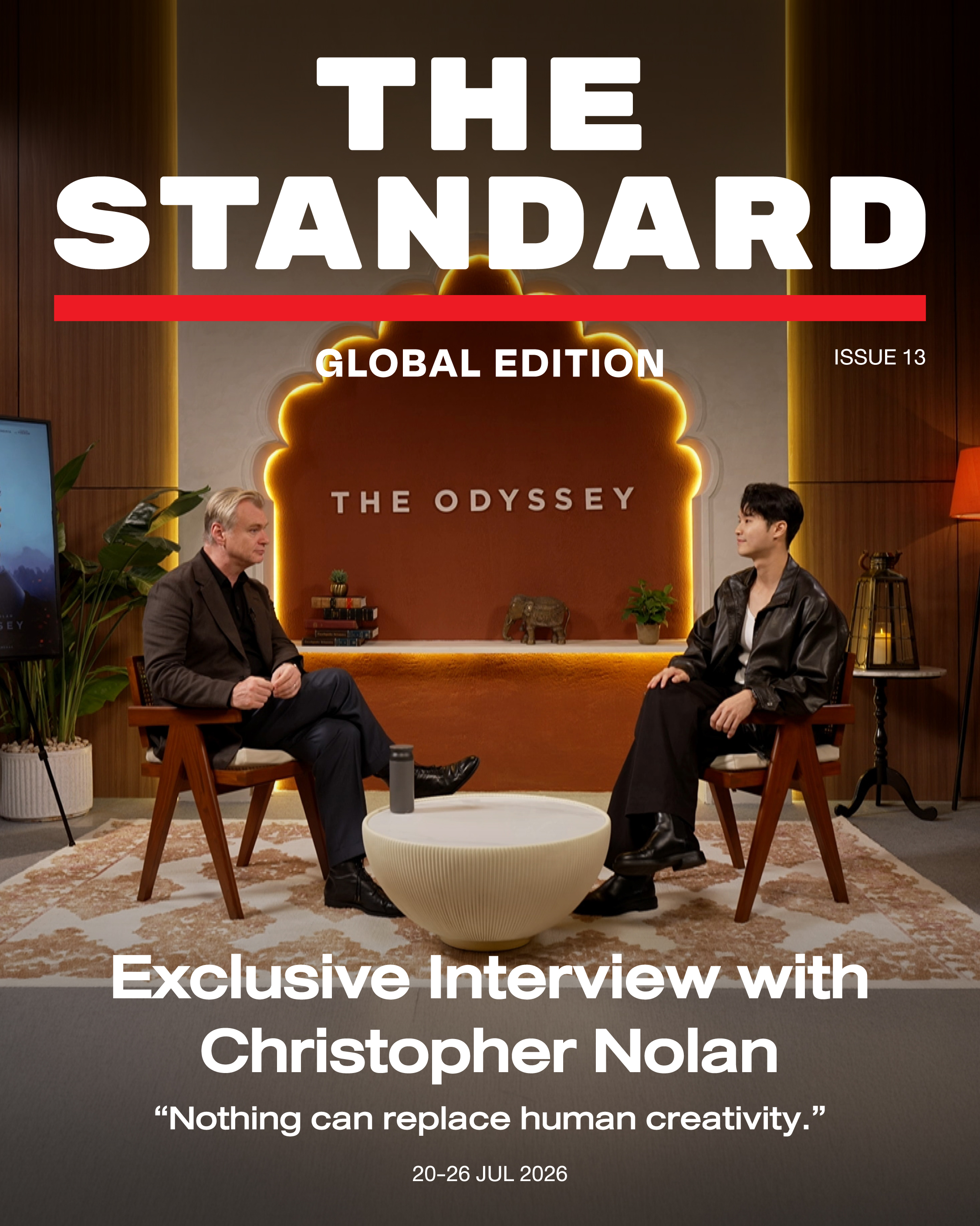 An exclusive interview with Christopher Nolan: Creativity and human connection in the AI age.