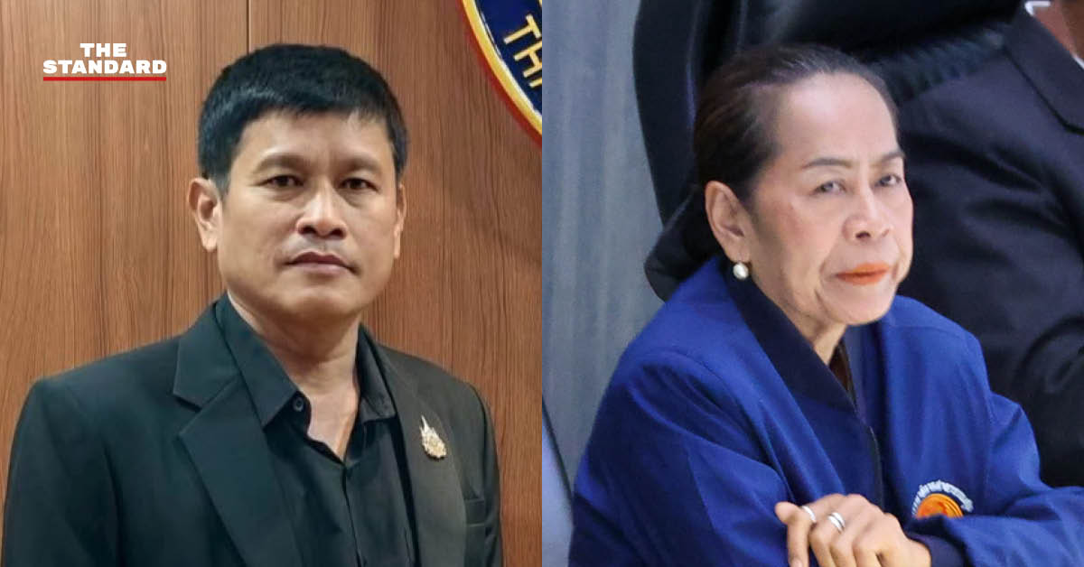 ภาพ สว. สมพาน พละศักดิ์ และ สว. แดง กองมา สมาชิกวุฒิสภาจังหวัดอำนาจเจริญ