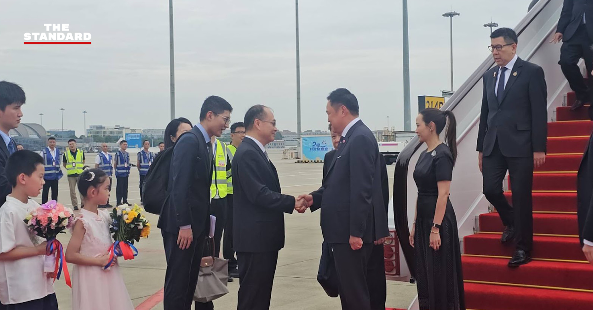 อนุทิน ชาญวีรกูล นายกรัฐมนตรี ในพิธีเปิดสำนักงาน BOI เฉิงตู