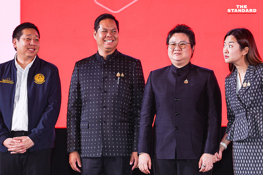 นายอนุทิน ชาญวีรกูล กล่าวเปิดงาน ‘Thailand² ยกกำลังประเทศไทย ยกระดับทุนมนุษย์’ พร้อมรัฐมนตรี 5 กระทรวง 7