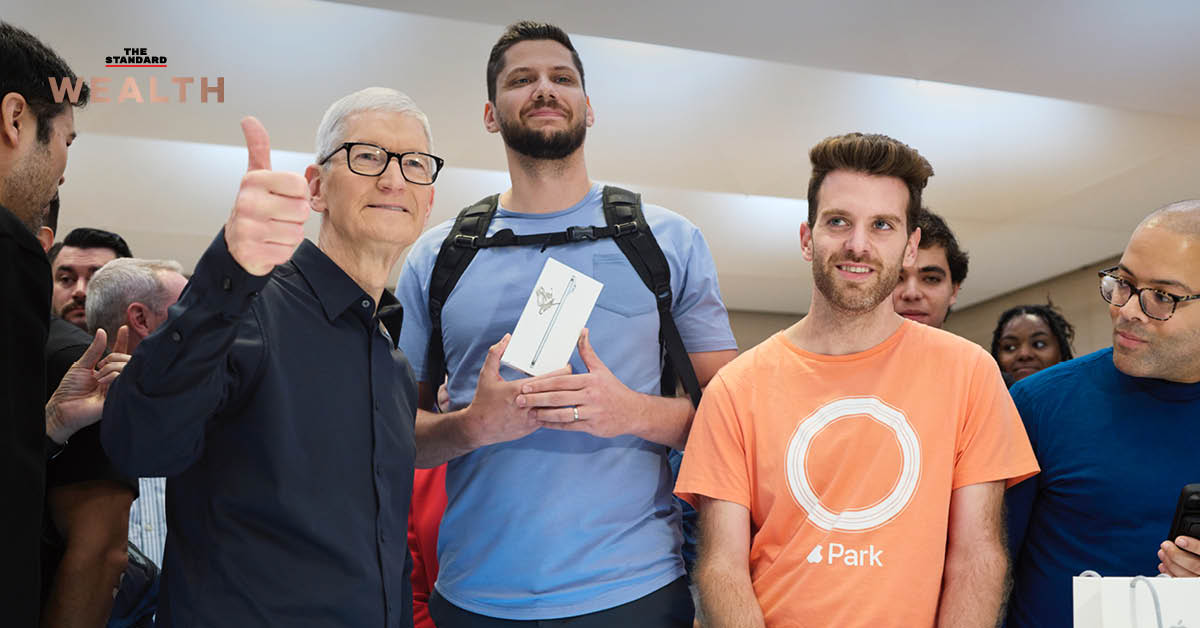 ภาพ iPhone แสดงโปรแกรมเช่ารายเดือนใหม่ของ Apple ที่เริ่มต้น 602 บาท