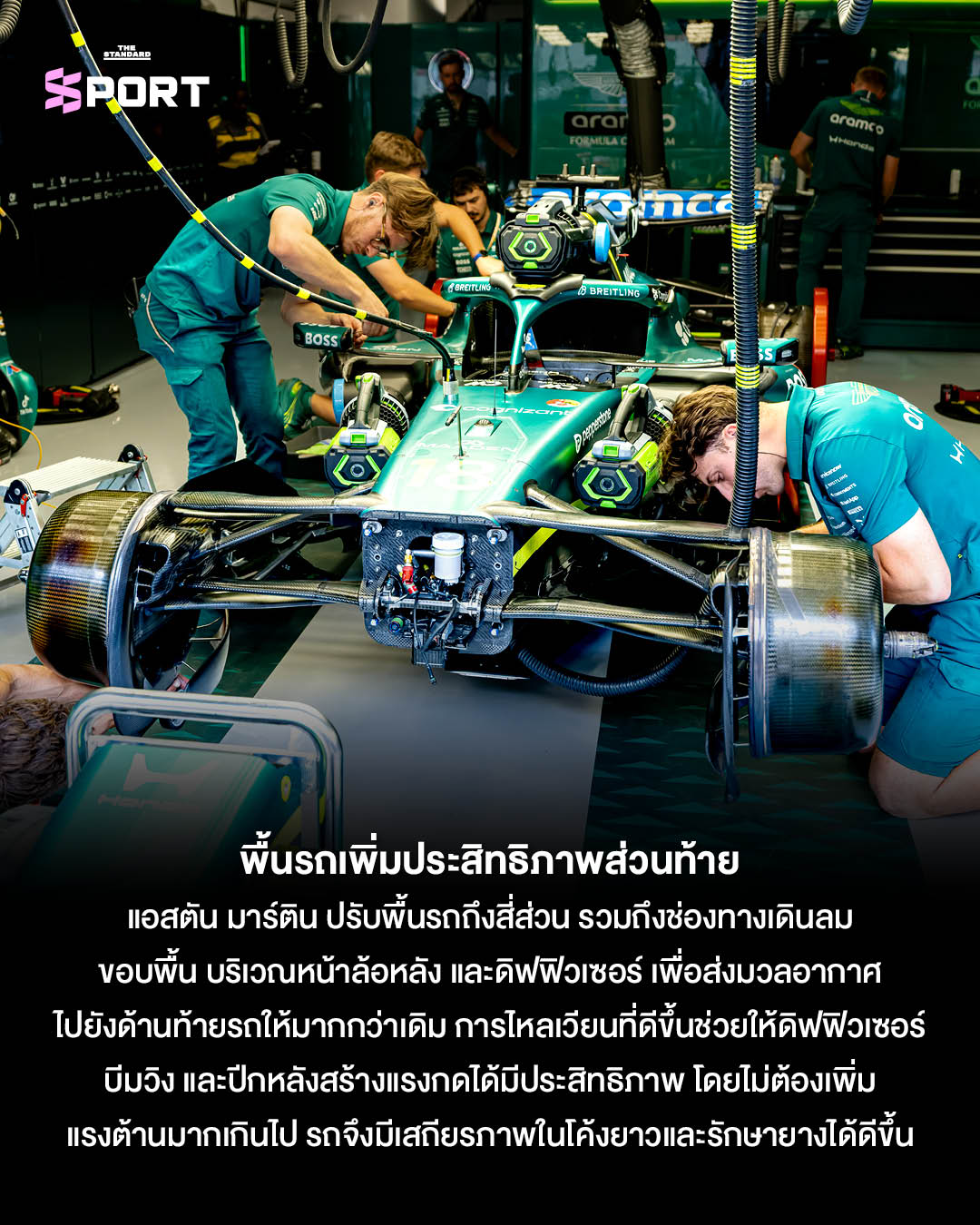 เฟอร์นันโด อลอนโซ่ ขับรถแข่งแอสตัน มาร์ติน AMR26 4