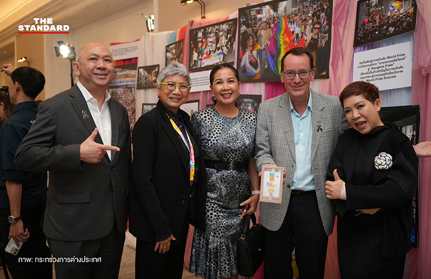 ผู้แทนกระทรวงการต่างประเทศ คณะทูต และเครือข่ายไพรด์ ร่วมกิจกรรมผลักดัน Bangkok WorldPride 2030 9
