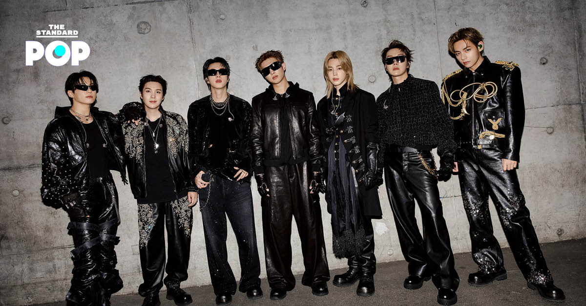 ภาพกลุ่มสมาชิกวง BTS