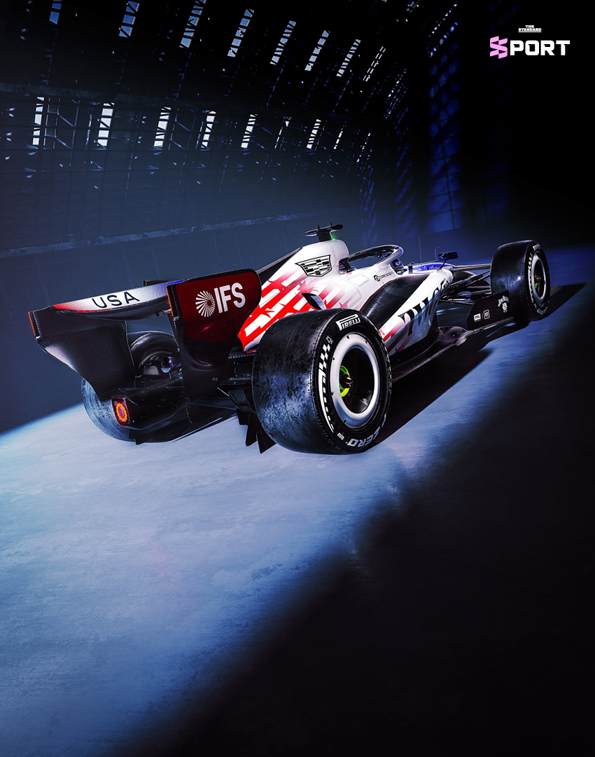 รถแข่ง Cadillac Formula 1 ลวดลายพิเศษสีแดง-ขาว-น้ำเงิน ฉลองครบรอบ 250 ปีสหรัฐอเมริกา 6
