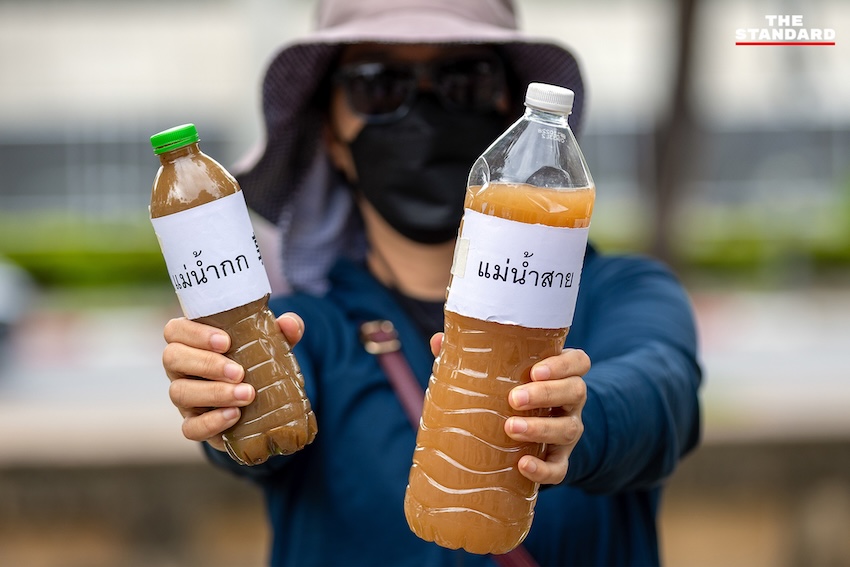 กลุ่มประชาชนรวมตัวหน้าสถานกงสุลจีนเชียงใหม่ ยื่นหนังสือเรียกร้องแก้มลพิษแม่น้ำข้ามพรมแดน 3