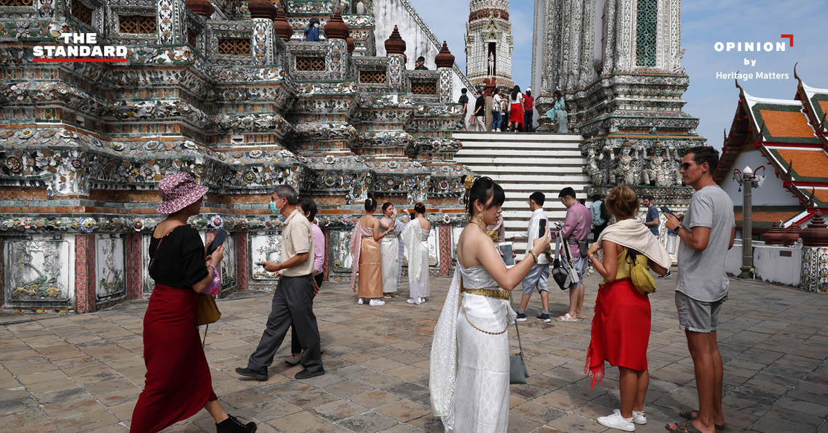ภาพประกอบแสดงสถาปัตยกรรมไทยโบราณหรือศิลปะวัฒนธรรมไทย