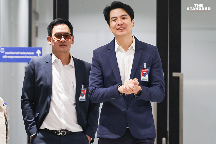 ภาวุธ พงษ์วิทยภานุ สส.พรรคประชาชน เดินทางเข้าพบพนักงานสอบสวน DSI เพื่อให้ปากคำในคดี Forex 1