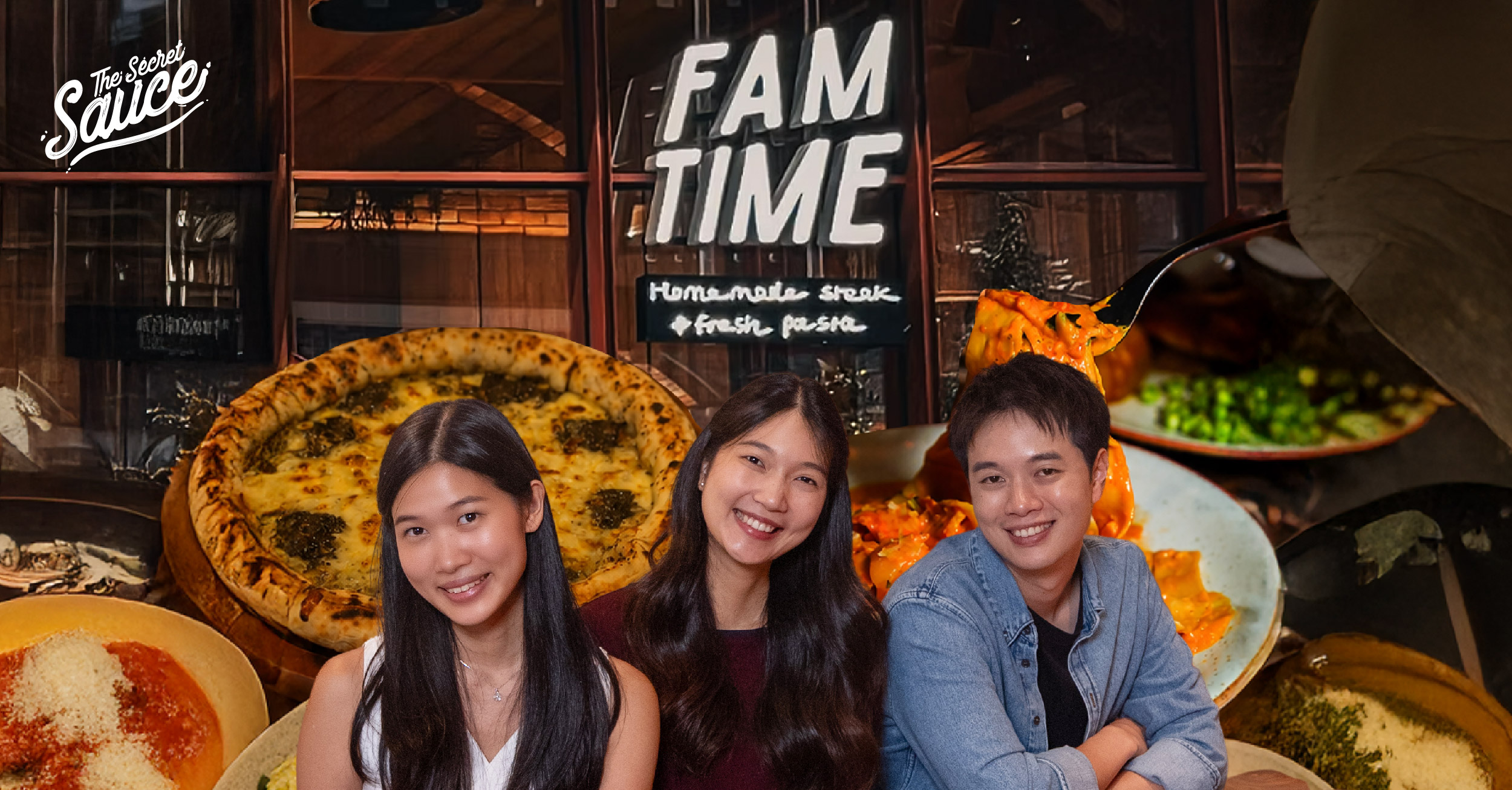 สามพี่น้องผู้ก่อตั้ง Fam Time Steak and Pasta