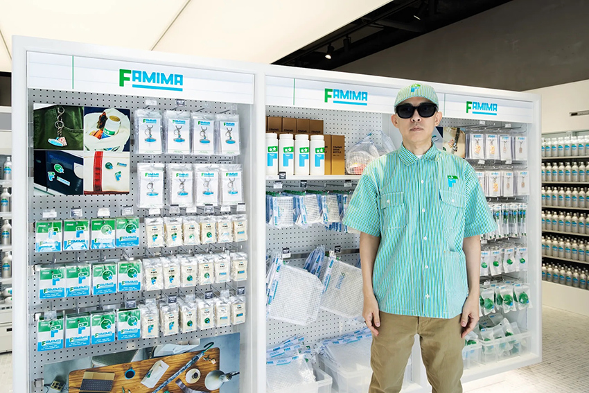 ภาพหน้าร้าน FAMIMA BY NIGO แฟล็กชิปสโตร์แห่งแรกของ FamilyMart ที่โตเกียว ซึ่งออกแบบร่วมกับ NIGO 5