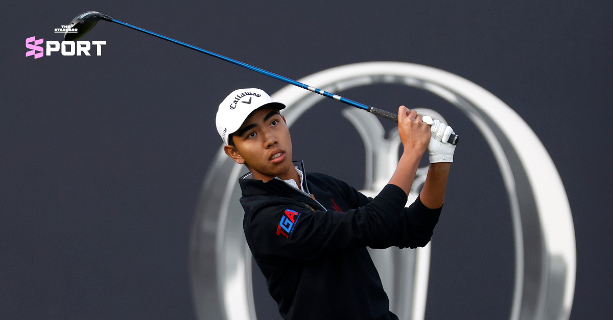 ฟีฟ่า-พงศภัค เหล่าภักดี นักกอล์ฟไทยขณะแข่งขันกอล์ฟ The Open Championship