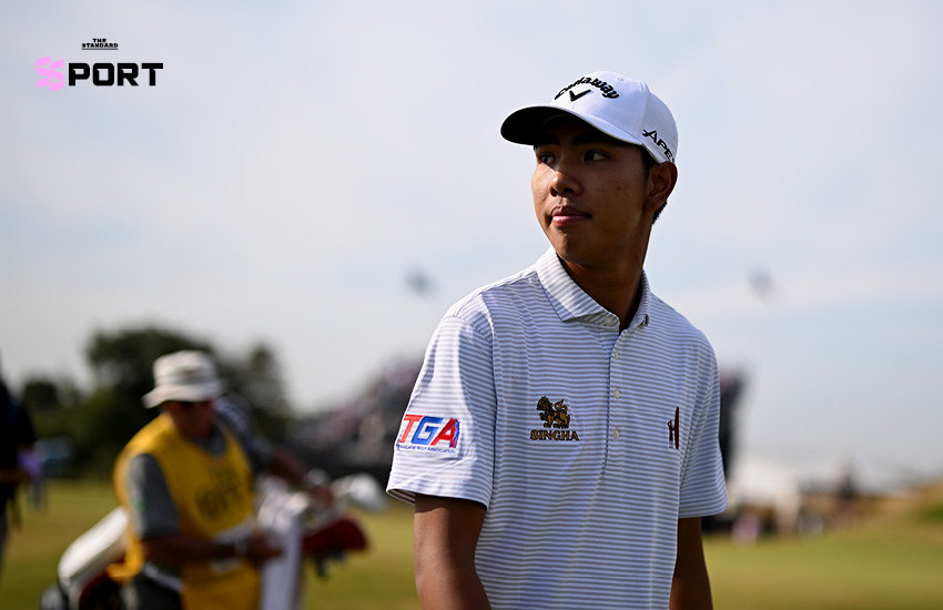 ฟีฟ่า-พงศภัค เหล่าภักดี นักกอล์ฟไทยขณะแข่งขันกอล์ฟ The Open Championship 5