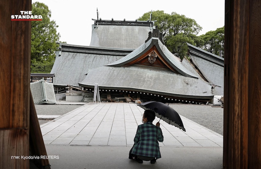 ภาพความเสียหายจากเหตุแผ่นดินไหวในจังหวัดคุมาโมโตะ ประเทศญี่ปุ่น 10