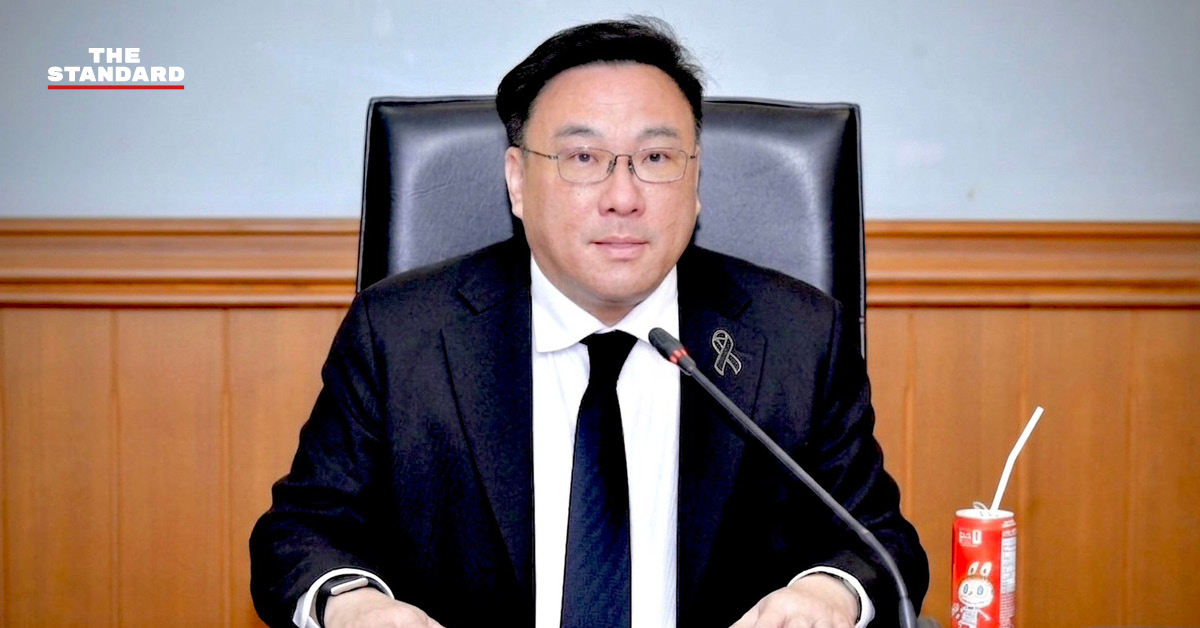 จุลพันธ์ อมรวิวัฒน์ รัฐมนตรีว่าการกระทรวงแรงงาน แถลงข่าว