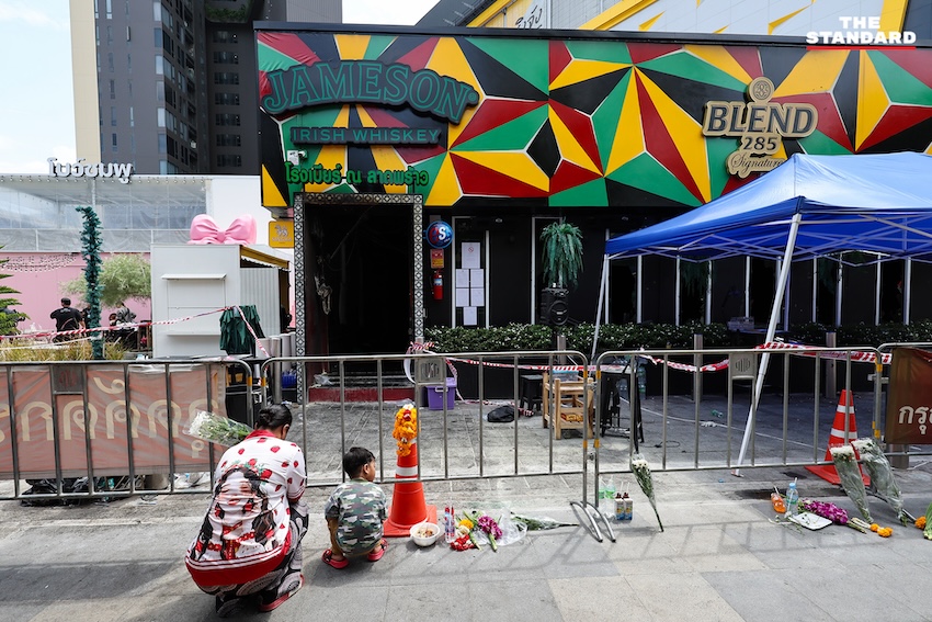 เจ้าหน้าที่กำลังตรวจสอบโครงสร้างอาคาร ‘โรงเบียร์ ณ ลาดพร้าว’ 4