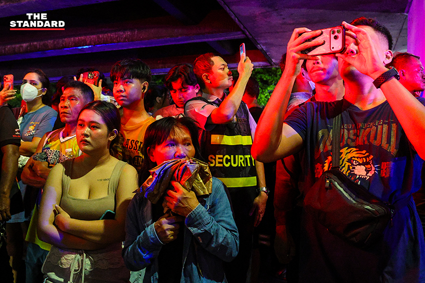 ภาพความเสียหายและเจ้าหน้าที่กู้ภัยหลังเหตุเพลิงไหม้ลาดพร้าวซอย 1 13