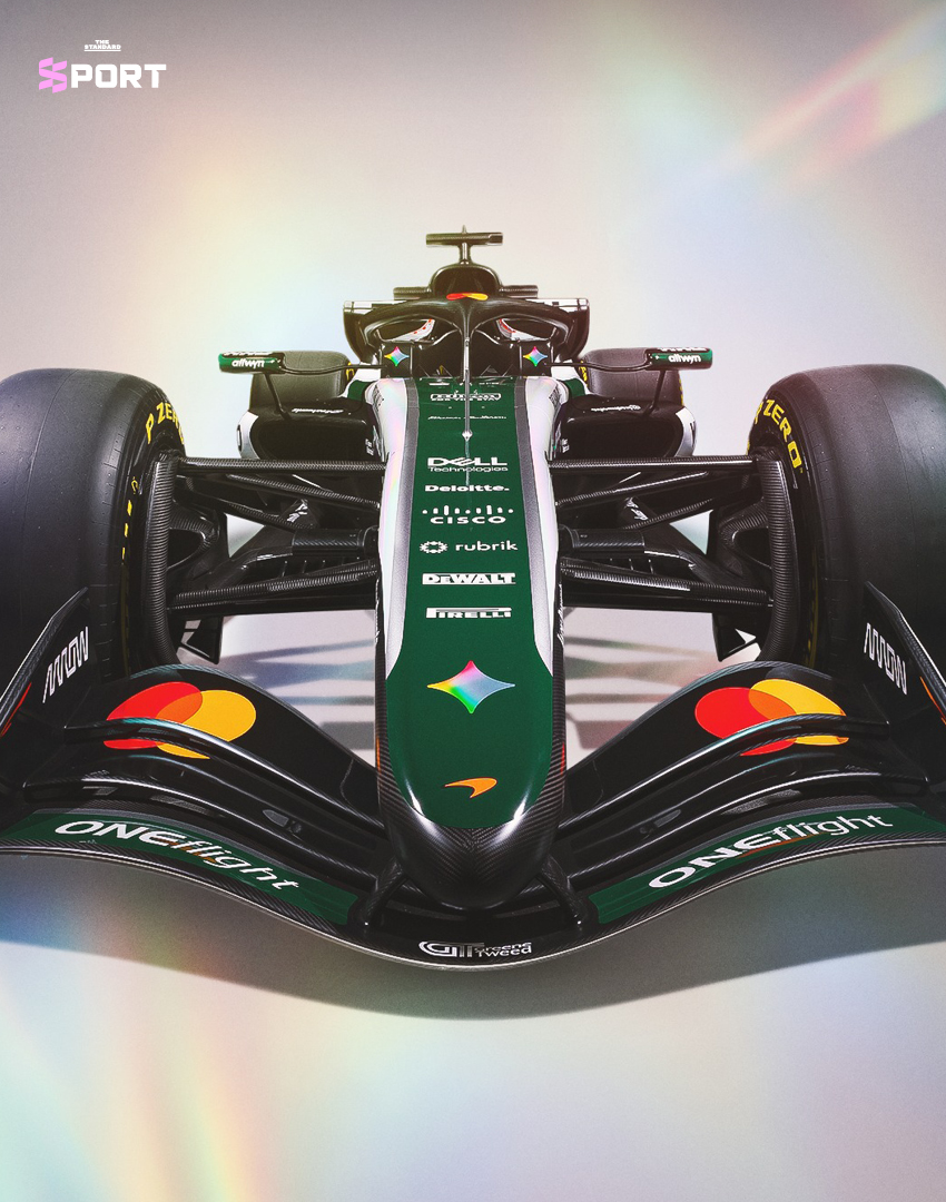 รถแข่ง McLaren MCL40 ลายพิเศษที่ได้รับแรงบันดาลใจจาก McLaren M2B 2