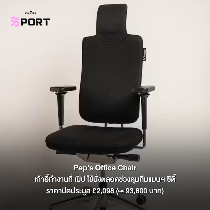 เป๊ป กวาร์ดิโอลา พร้อมสิ่งของจากห้องทำงานที่นำออกประมูล 2