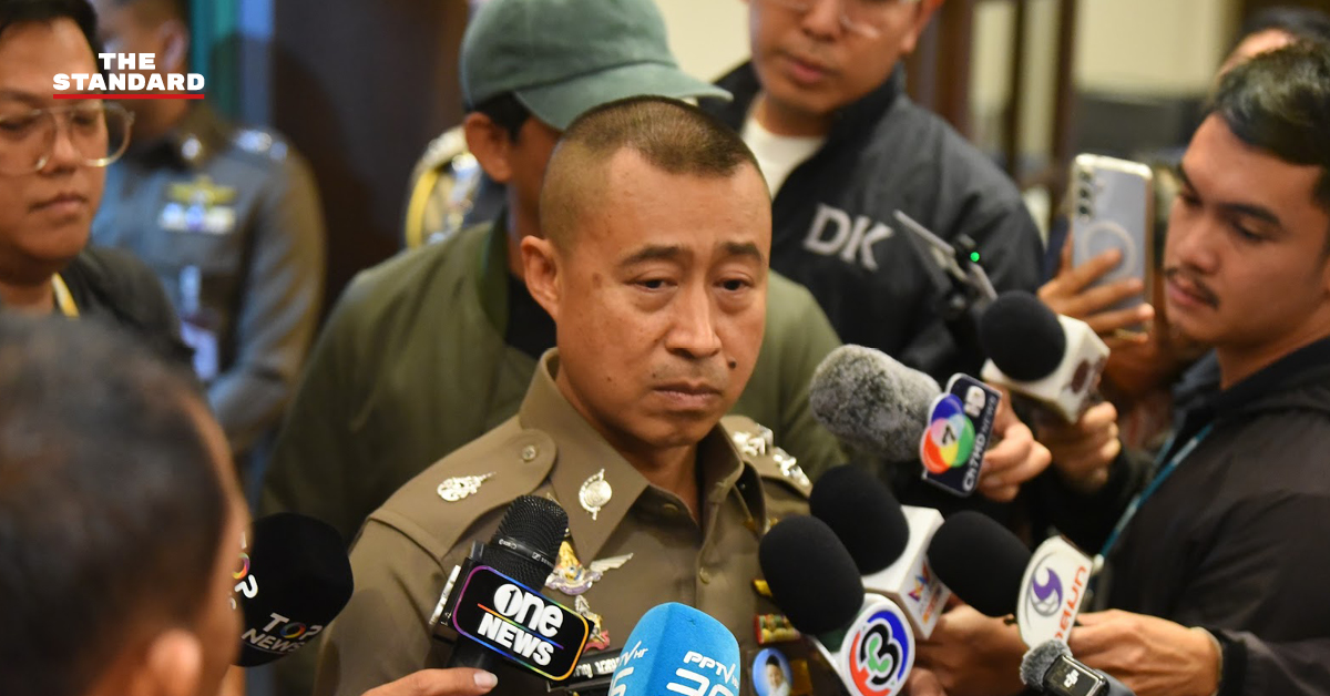 พล.ต.อ.สำราญ นวลมา รองผู้บัญชาการตำรวจแห่งชาติ แถลงข่าวสถานการณ์ความรุนแรงในพื้นที่ 3 จังหวัดชายแดนภาคใต้