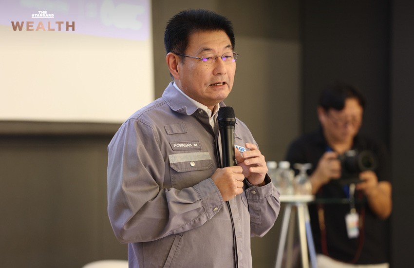 พรศักดิ์ มงคลตรีรัตน์ ประธานเจ้าหน้าที่ปฏิบัติการ PTTGC แถลงแผนธุรกิจ 1