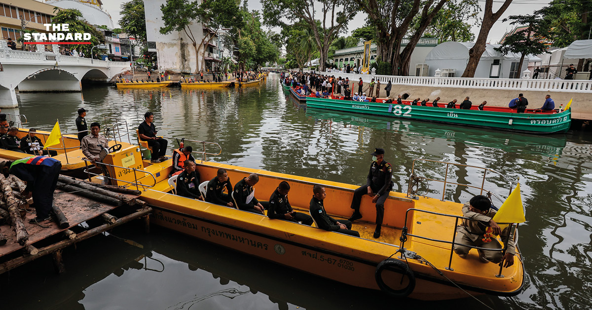 ภาพพิธีบวงสรวงพระแม่คงคา เตรียมจัดงานเฉลิมพระเกียรติ ‘สายน้ำแห่งชีวิต ใต้ร่มพระบารมี’