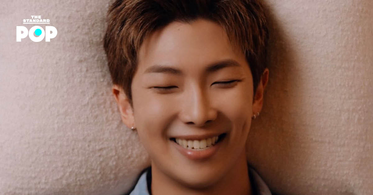 ภาพ RM วง BTS จากรายการพอดแคสต์ Fashion Neurosis