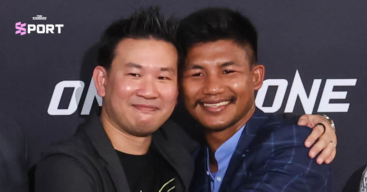รถถัง จิตรเมืองนนท์ และ จิติณัฐ อัษฎามงคล ประธาน ONE Championship ประเทศไทย