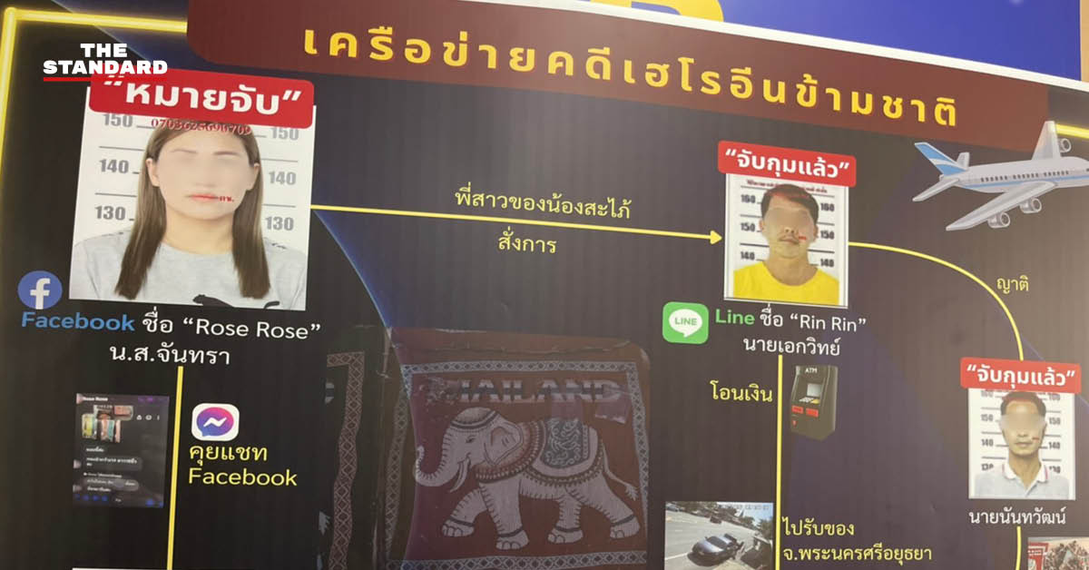 ภาพหญิงสาวชื่อ Rose Rose ผู้ต้องหาคดีขนเฮโรอีนข้ามชาติ