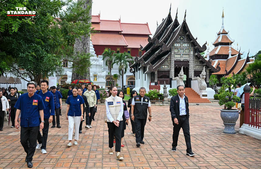 ซาบีดา ไทยเศรษฐ์ รัฐมนตรีว่าการกระทรวงวัฒนธรรม พร้อมคณะ ลงพื้นที่ตรวจเยี่ยมโบราณสถานในจังหวัดเชียงใหม่ 5