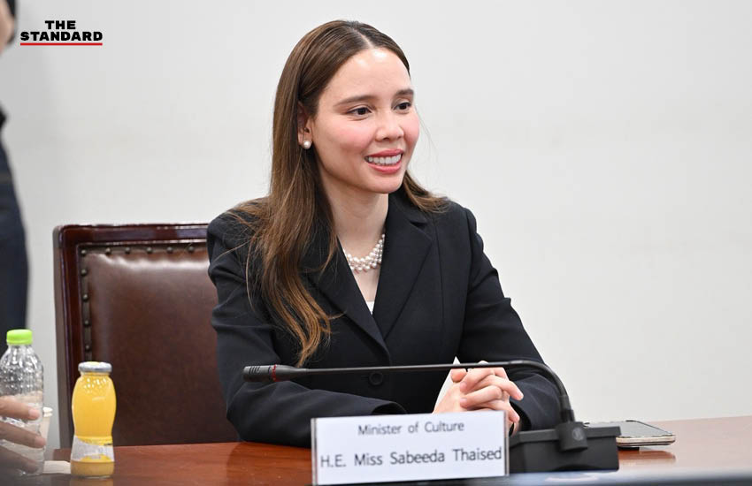 ซาบีดา ไทยเศรษฐ์ รัฐมนตรีว่าการกระทรวงวัฒนธรรม เยี่ยมชมนิทรรศการศิลปะไทยที่พิพิธภัณฑสถานแห่งชาติเกาหลี 14