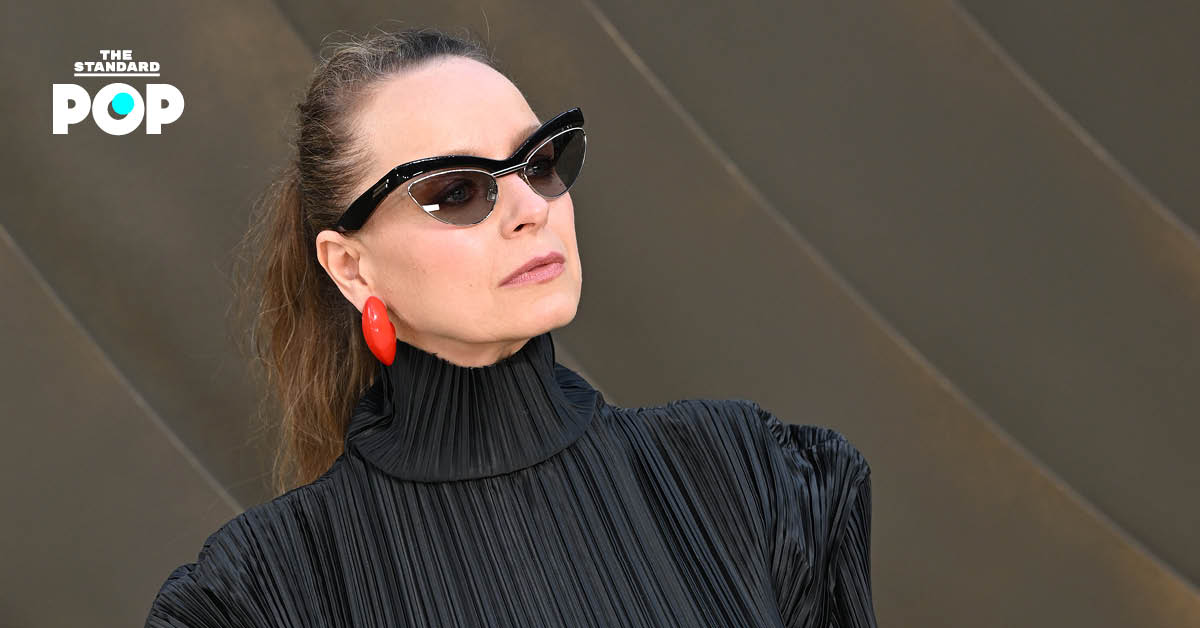 Samantha Morton ในงานเปิดตัวภาพยนตร์ The Odyssey รอบปฐมทัศน์ที่ลอนดอน
