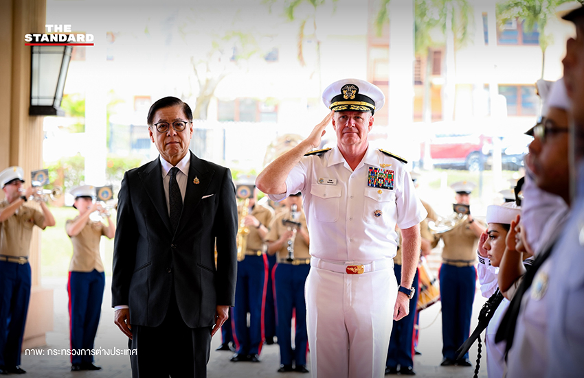 สีหศักดิ์ พวงเกตุแก้ว รองนายกรัฐมนตรีและรัฐมนตรีว่าการกระทรวงการต่างประเทศ เยี่ยมกองกำลัง USPACOM 3