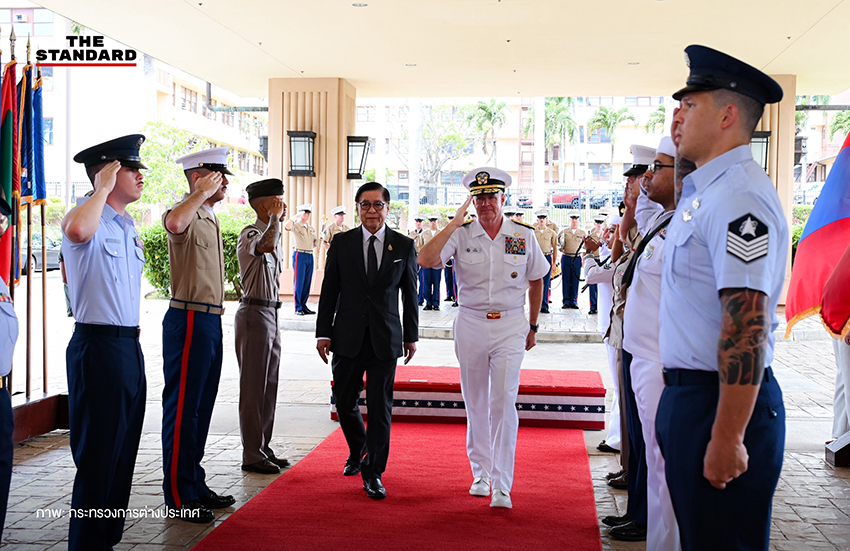 สีหศักดิ์ พวงเกตุแก้ว รองนายกรัฐมนตรีและรัฐมนตรีว่าการกระทรวงการต่างประเทศ เยี่ยมกองกำลัง USPACOM 4