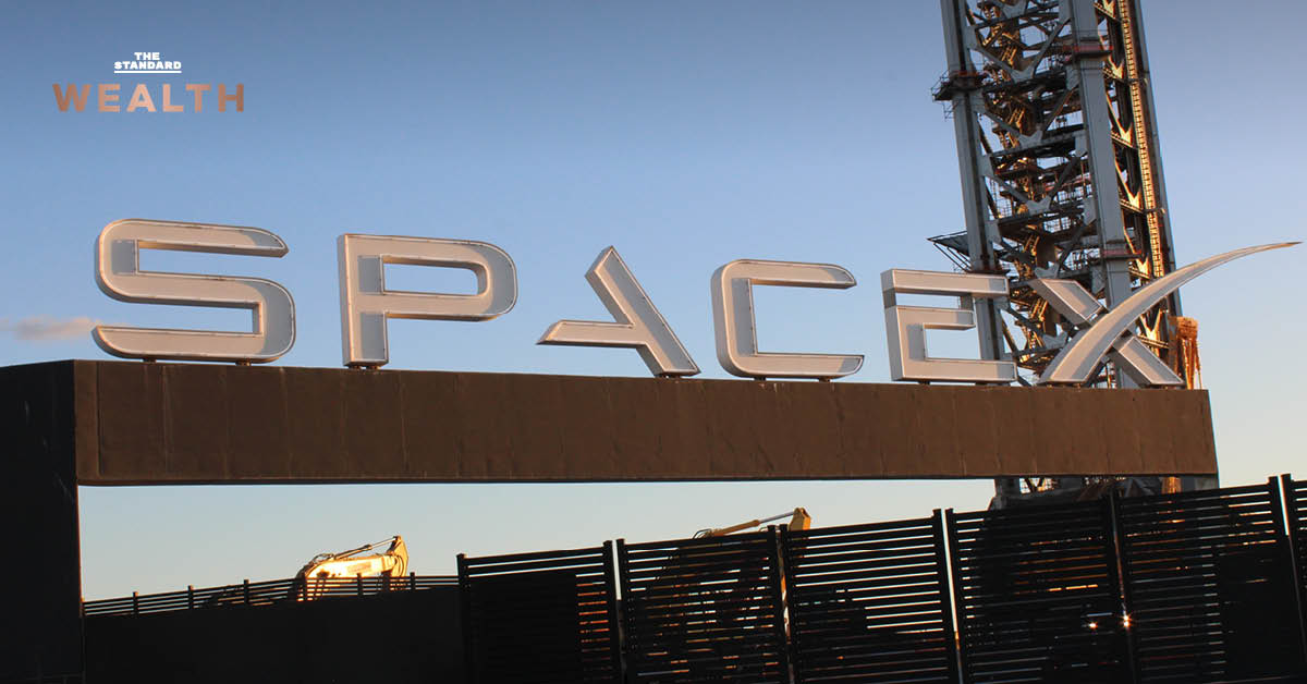 ภาพจรวด Starship ของ SpaceX บนฐานปล่อย