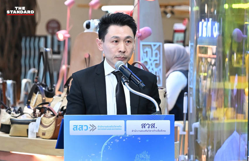 ภาพโกศล ปัทมะ และอัครพล ลีลาจินดามัย ร่วมเปิดโครงการ SE Future Makers 4
