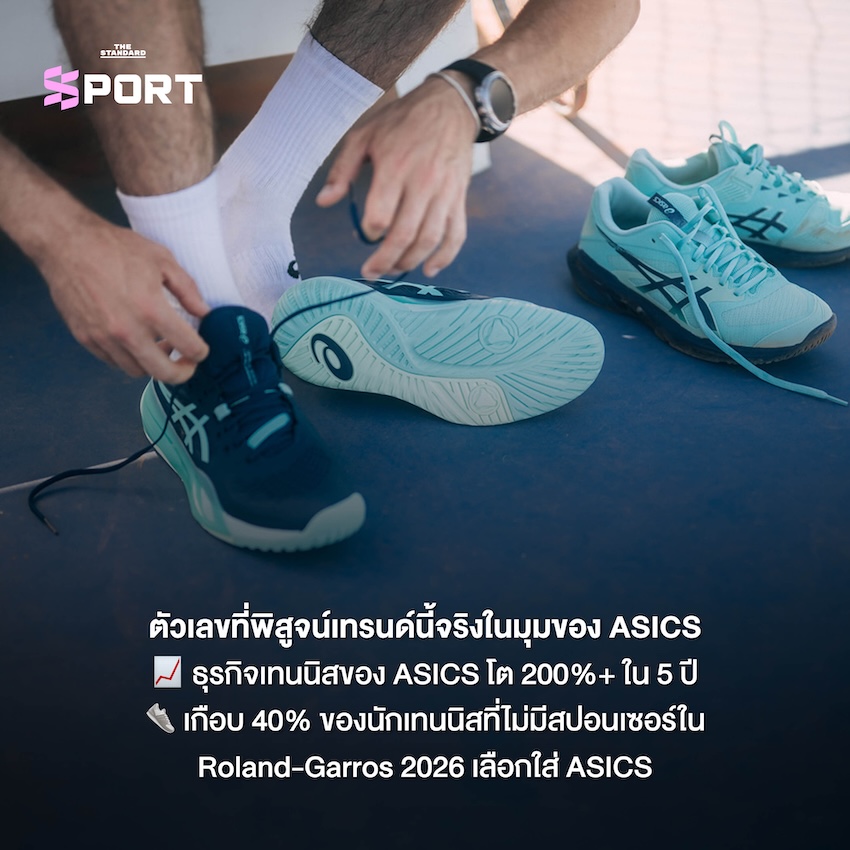 ภาพนักเทนนิสกำลังตีลูกเทนนิสในสนาม 3
