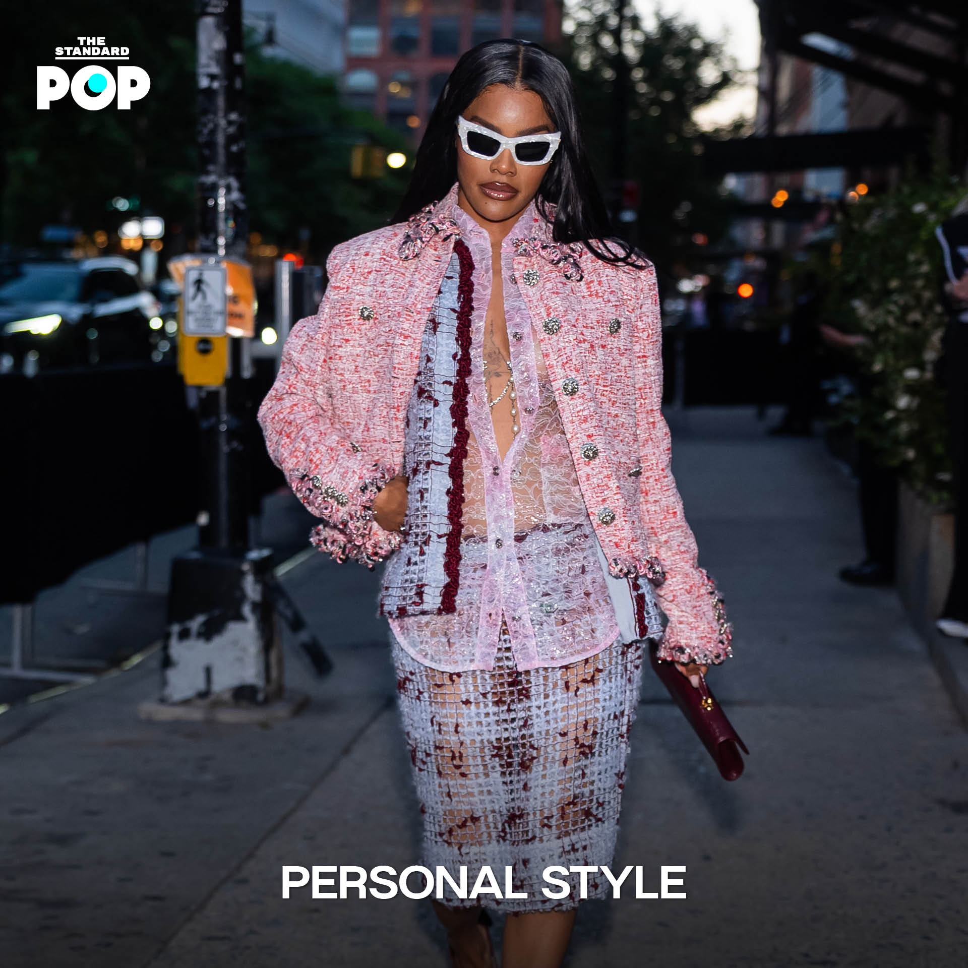 ภาพ Teyana Taylor ในชุดแฟชั่นที่โดดเด่น 7