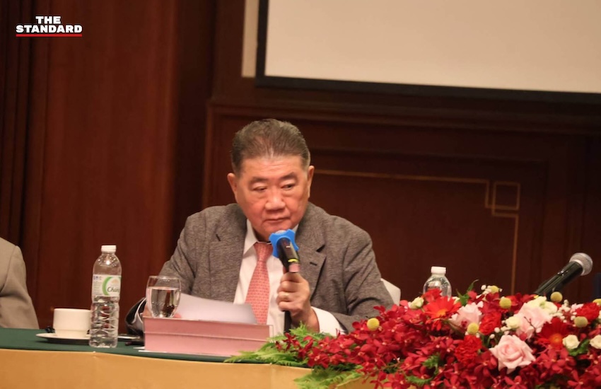 ตัวแทนพรรคการเมืองไทยร่วมงานเสวนาฉลองครบรอบพรรคคอมมิวนิสต์จีนและสัมพันธ์ไทย-จีน โดยมีเอกอัครราชทูตจีนประจำประเทศไทยร่วมด้วย 2