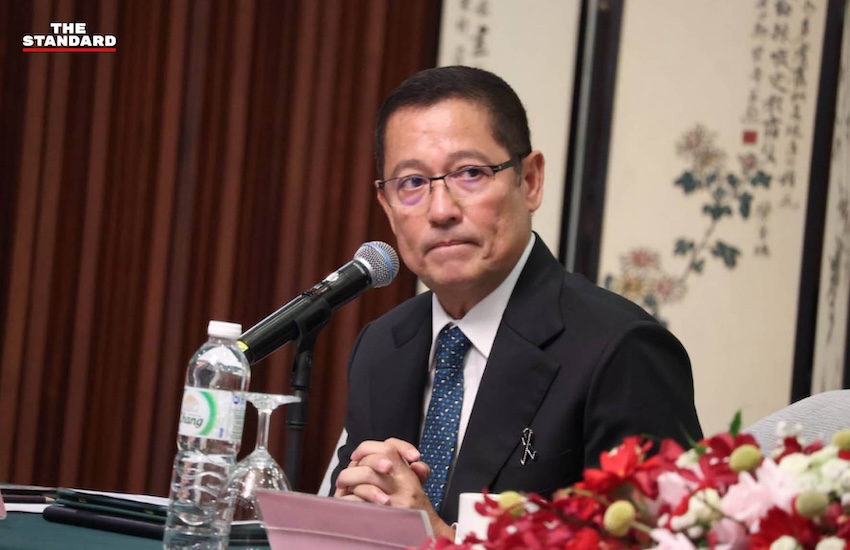 ตัวแทนพรรคการเมืองไทยร่วมงานเสวนาฉลองครบรอบพรรคคอมมิวนิสต์จีนและสัมพันธ์ไทย-จีน โดยมีเอกอัครราชทูตจีนประจำประเทศไทยร่วมด้วย 6