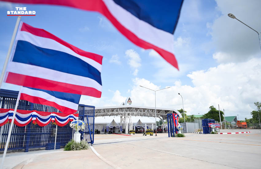 นายกรัฐมนตรีไทยและมาเลเซียร่วมพิธีเปิดถนนเชื่อมด่านสะเดาแห่งใหม่ 7