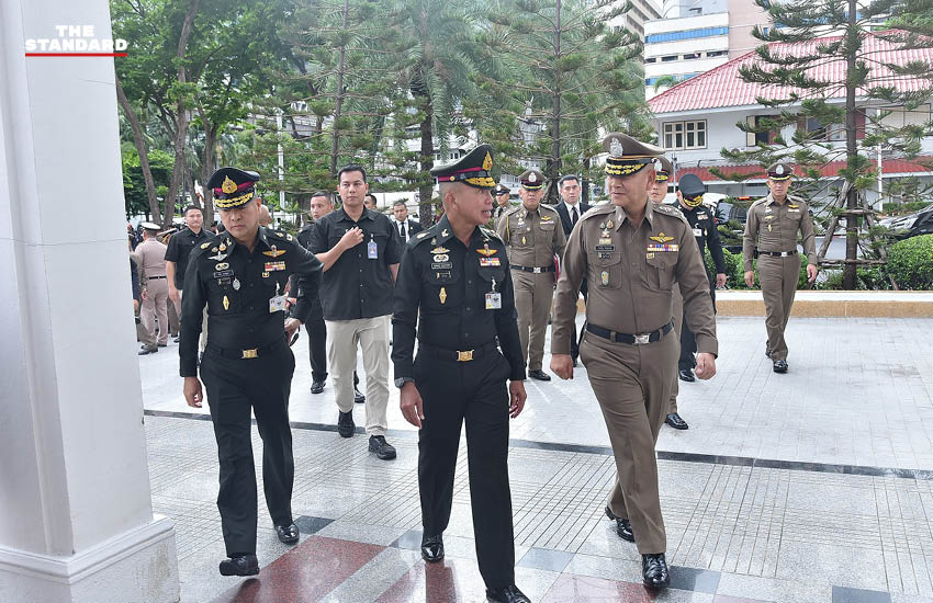 ภาพผู้บัญชาการเหล่าทัพและสำนักงานตำรวจแห่งชาติร่วมประชุมหารือแผนป้องกันภัยทางอากาศ 1