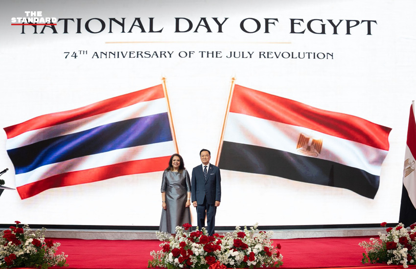 อนุทิน ชาญวีรกูล ร่วมงานวันชาติอียิปต์กับเอกอัครราชทูตอียิปต์ประจำประเทศไทย 1