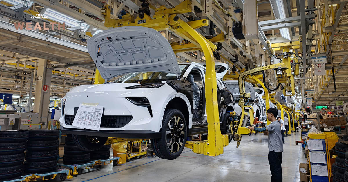 ภาพอินโฟกราฟิกสรุปผลศึกษา 5 ประเทศ เรื่องการเปลี่ยนผ่าน Supply Chain EV และฐานผลิตยานยนต์