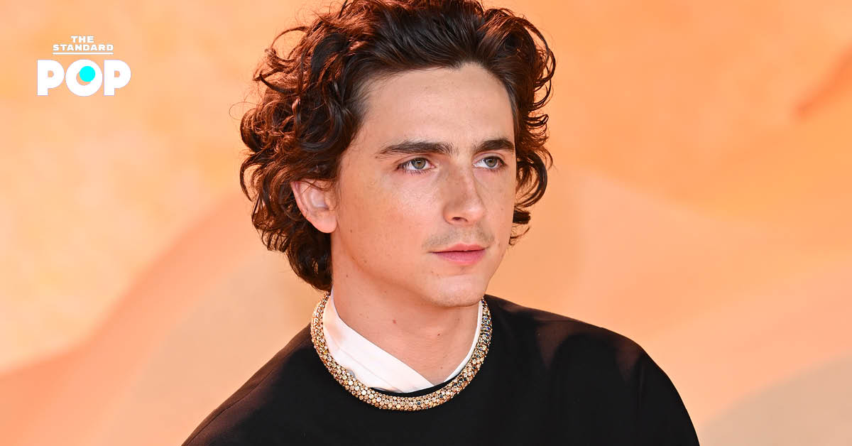 Timothée Chalamet ในงานอีเวนต์เปิดตัวภาพยนตร์