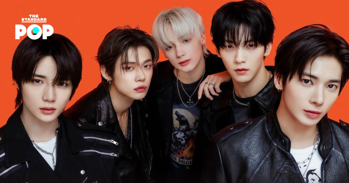 ภาพวงบอยกรุ๊ป TXT หรือ TOMORROW X TOGETHER
