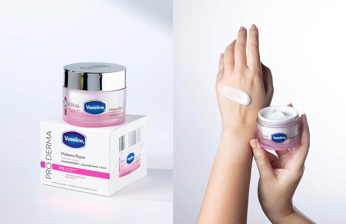 ภาพผลิตภัณฑ์ Vaseline Pro Derma ที่ช่วยลดฝ้าแดดและจุดด่างดำ 6