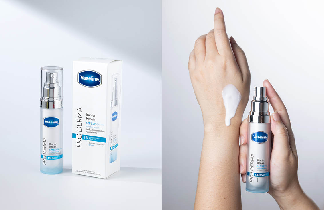ภาพผลิตภัณฑ์ Vaseline Pro Derma ที่ช่วยลดฝ้าแดดและจุดด่างดำ 9