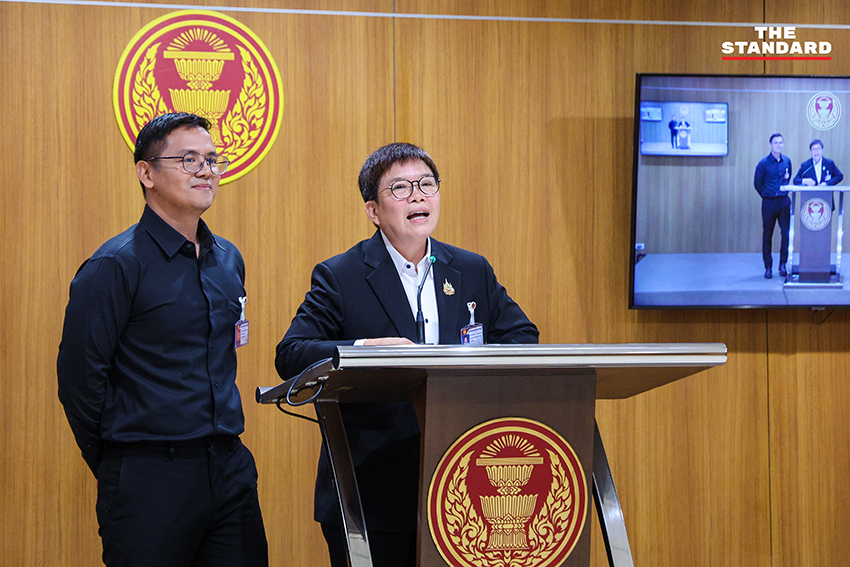 มัลลิกา จิระพันธุ์วาณิช รองประธานสภาฯ ร่วมรับฟังการแถลงข่าวจาก เอกราช อุดมอำนวย สส. พรรคประชาชน 3